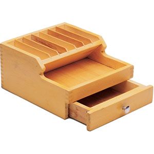 Wooden Pliers Rack with Drawer