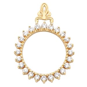 Accent Bezel with Fancy  Bail Mounting
