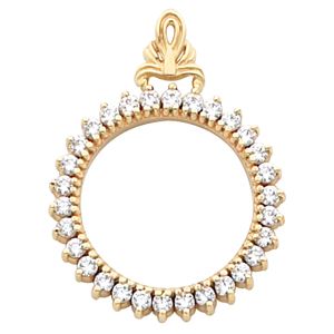 Accent Bezel with Fancy Bail Mounting