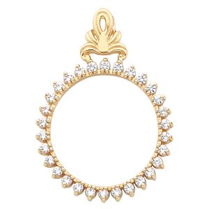 Accent Bezel with Fancy Bail Mounting