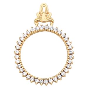 Accent Bezel with Fancy Bail Mounting