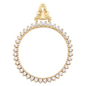 Accent Bezel with Fancy Bail Mounting