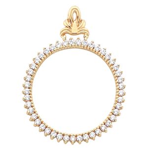 Accent Bezel with Fancy Bail Mounting