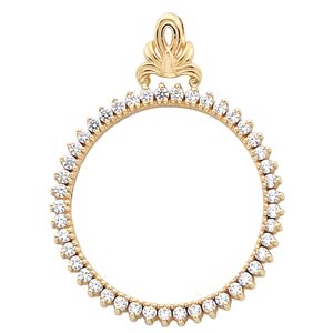 Accent Bezel with Fancy Bail Mounting