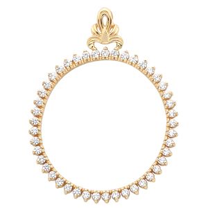 Accent Bezel with Fancy Bail Mounting