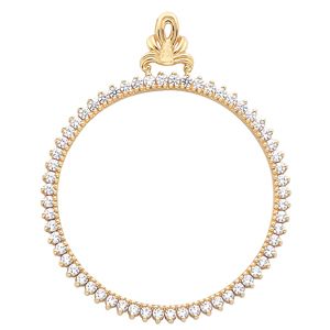 Accent Bezel with Fancy Bail Mounting