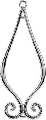 Scroll Design Dangle