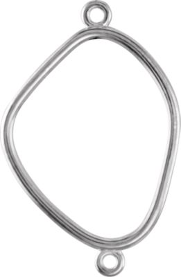 Open Silhouette Dangle Component with Jump Rings