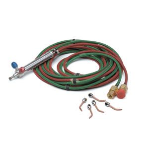 Oxygen/Propane Small Torch Kit W/ 5 Tips #3-7