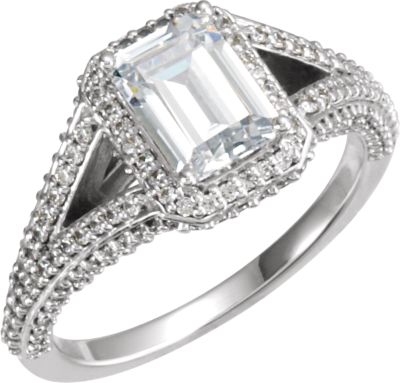  Split-Shank Engagement Ring Mounting