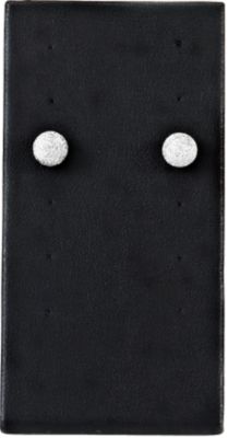 Black Leatherette 6-Pair Earring Stand Display
