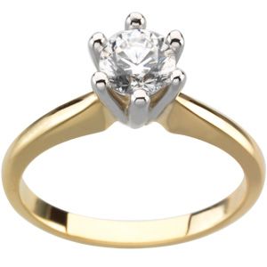 6-Prong Flex Fit&trade; Solitaire