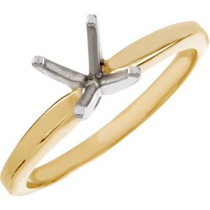4-Prong Solitaire Mounting