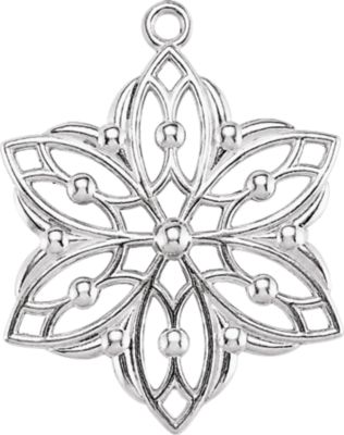 Decorative Dangle Component with Jump Ring  