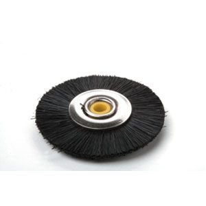 Metal Hub Wheel Brush with Nylon Center