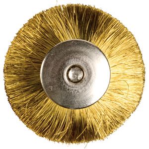 Mounted Brass Straight Wire Brushes - 1