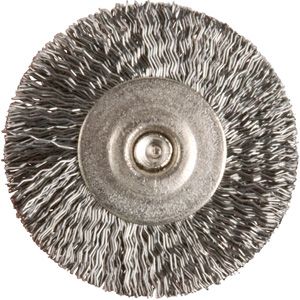 Mounted Steel Crimped Wire Brushes - 3/4