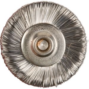 Mounted Steel Straight Wire Brushes - 3/4