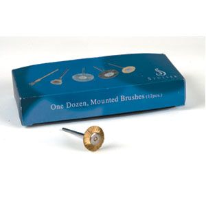 Mounted Brass Wire Brushes (3/4