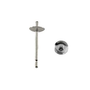 Stud Earring for Pearl with Peg