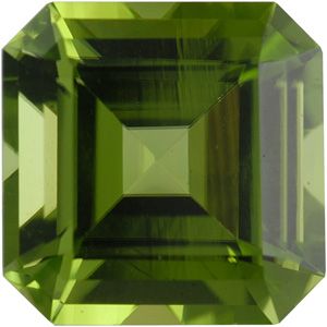 Modified Square Genuine Peridot (Black Box)