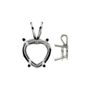 Heart-Shaped Wire Basket Pendant