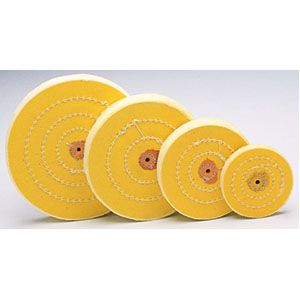 Yellow Treated Muslin Wheel Buff, 3