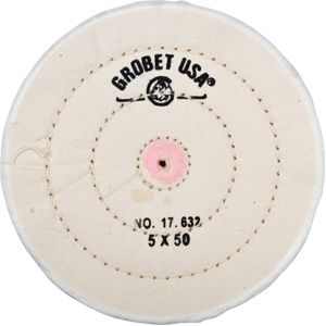 Finex Combed Muslin Buffs with Shellac Center - 5