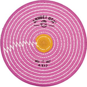 Purple Treated Muslin Buff, Knife Edge, 6