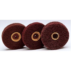 Satin Finish Wheel, Fine Grit, 2 Ply