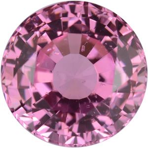 Round Genuine Pink Spinel (Black Box)