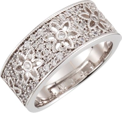 Etruscan-Inspired Ring Mounting for Diamonds