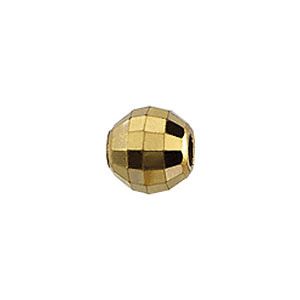 Diamond-Cut Mirror Bead
