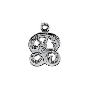 8.5mm Monogram Initial Dangle