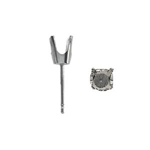 Pre-Cut 4-Prong Earring with .030