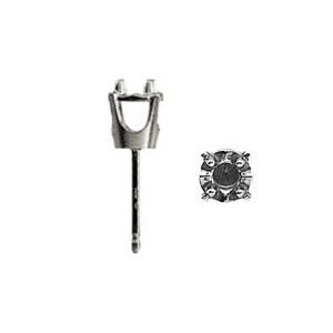 Two Tone Illusion Earring with .030