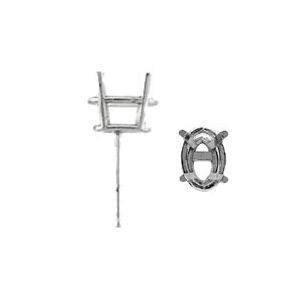 Oval Lightweight Earring with .030