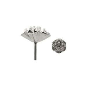 7-Stone Cluster Earring with .030
