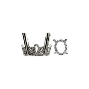 Oval  4-Prong Scroll Setting&reg;