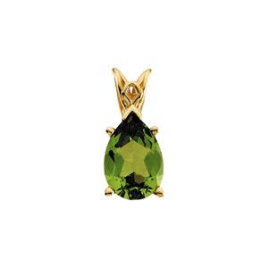 Scroll Setting&reg; Solitaire Pendant Mounting for Pear Center