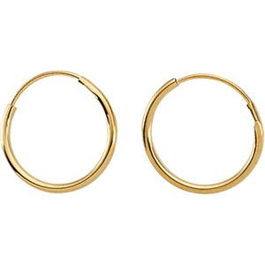 Youth Hoop Earrings