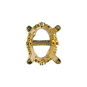 Oval 4 Prong Scroll Setting&reg; with Bar 