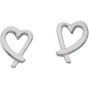 Youth Crossed Heart Earrings