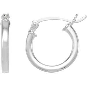 Youth 15.0mm Hinged Hoop Earrings