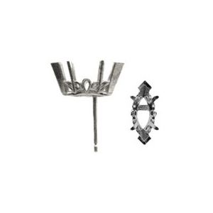 Marquise Scroll Setting&reg; Earring with .030