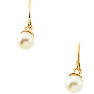 Youth 4 MM Pearl Shepherd Hook Earrings