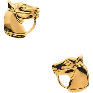 Youth Horse Head Earrings
