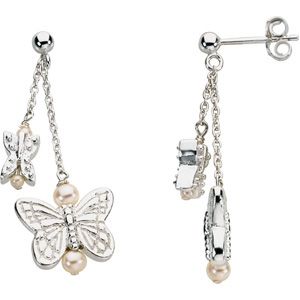 Youth Butterfly Dangle Earrings