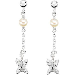 Petite Butterfly Dangle Earrings