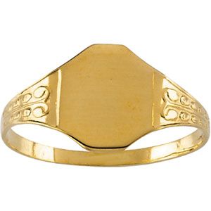 Youth Filigree Signet Ring